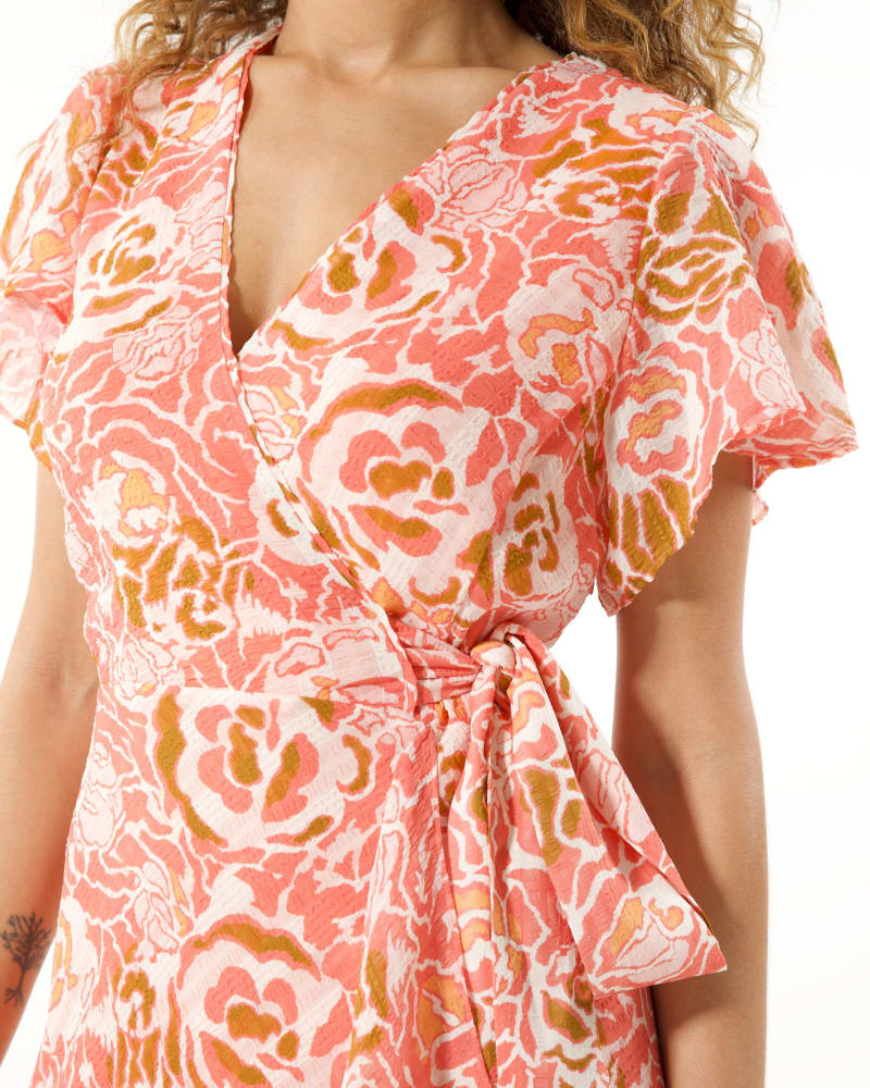 Tanya taylor floral blaire wrap dress hotsell